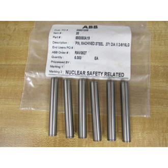 ABB 650050-A19 Pin  650050A19 (Pack of 6)