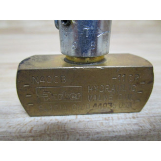 Parker N400B Needle Valve - New No Box