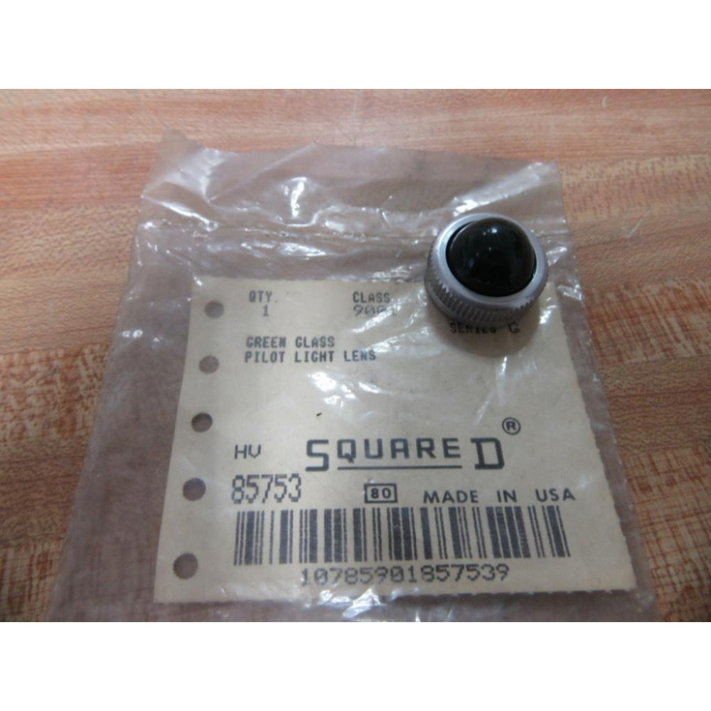 Square D 9001 G-6 Pilot Light Lens 9001G6 85753 Series G