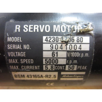 Atlas Copco 4230 1706 80 4230170680 Nut Runner Confrig 3 - Used