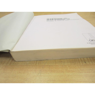 Okuma OSP 500L-G CNC Systems Manual OSP500LG Alarm & Error - Used