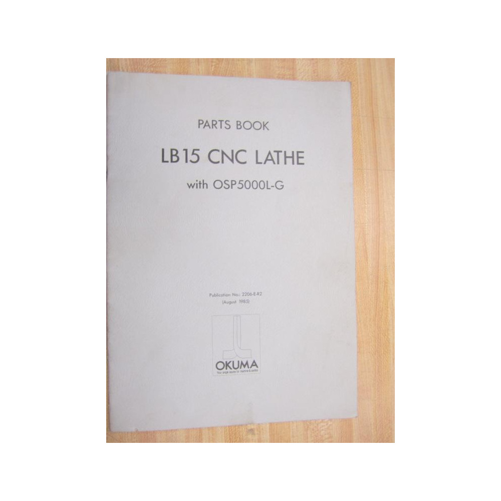 Okuma LB15 Operation & Maintenance Manual Parts Book - Used