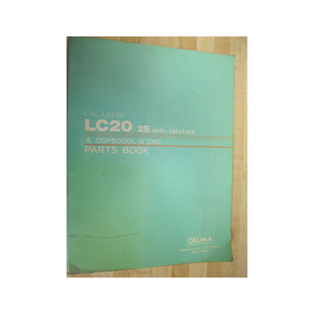 Okuma LC20 1S With Tailstock Parts Manual - Used