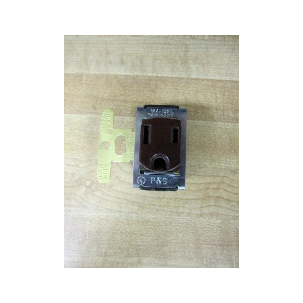 Pass & Seymour 15A 125V Receptacle Brown (Pack of 6) - New No Box