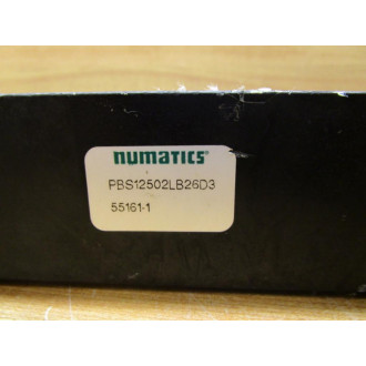 Numatics PBS12502LB26D3 Linear Slide - New No Box