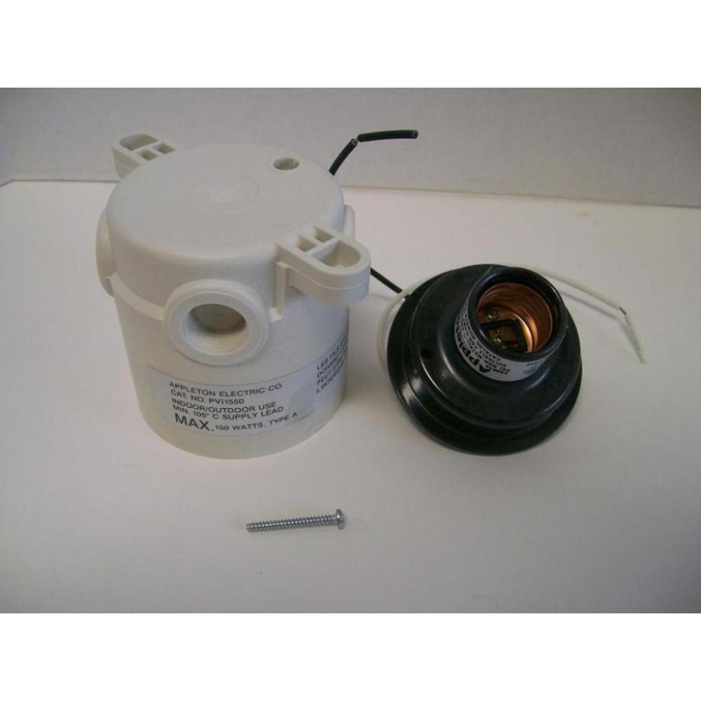Appleton PVI1550 Enclosed PVI Light Fixture Base Only - New No Box