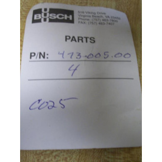Busch 473-005-00 Bearing