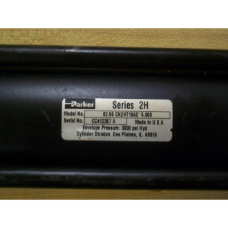 Parker 02.50 CH2HT19AC 6.000 Cylinder 0250CH2HT19AC6000 - Used