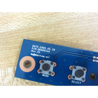 0K0001AA Circuit Board Rev 01 - Used