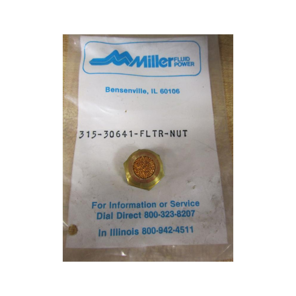 Miller 315-30641-FLTR-NUT Silencer 31530641FLTRNUT