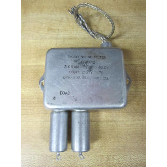 Sprague 16F437C Radio Noise Filter 6536D - Used