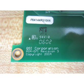 QSI P04-071 Circuit Board P04071 - Used