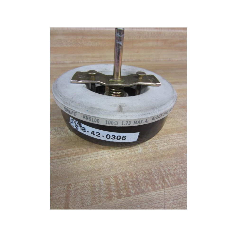 Ohmite RSN100 Resistor 100 Ω  1.73 Max A - Used