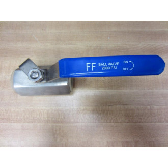 1" 200 WOG FF Ball Valve 2000 PSI - New No Box
