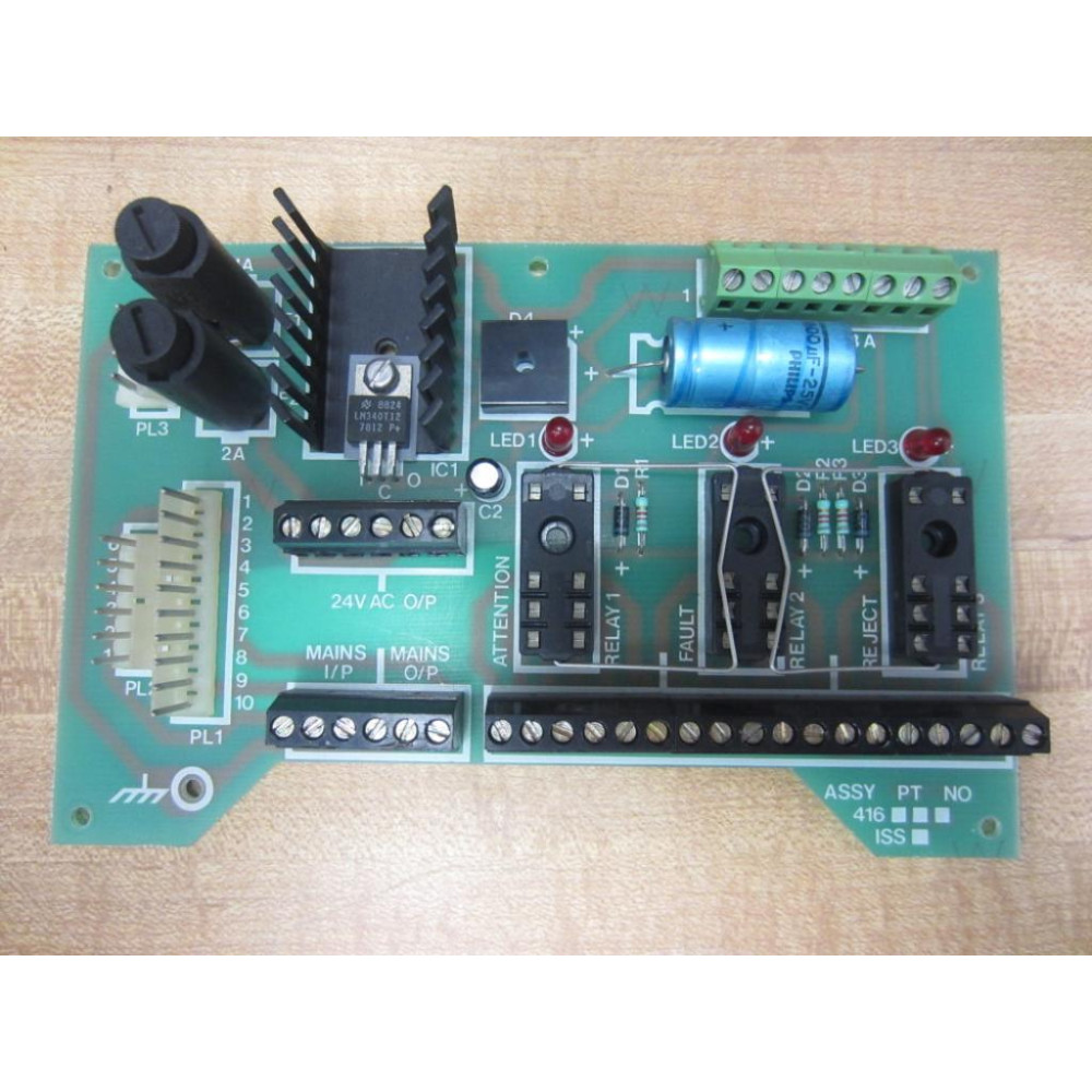 401082 Circuit Board Assy PT No: 416 - Used