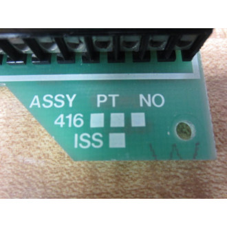 401082 Circuit Board Assy PT No: 416 - Used