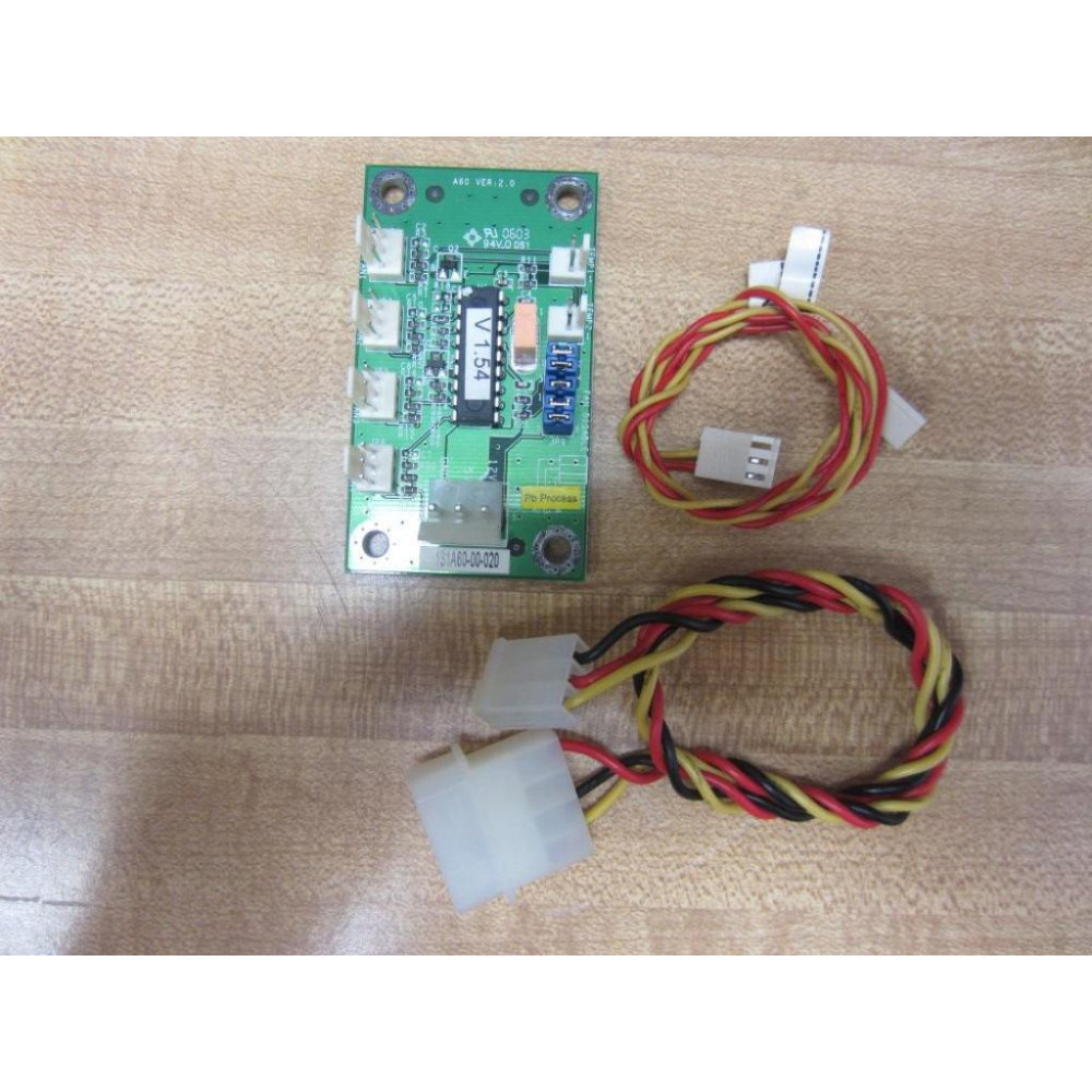 IEI 131A60-00-020 Circuit Board 131A6000020 WWires - Used
