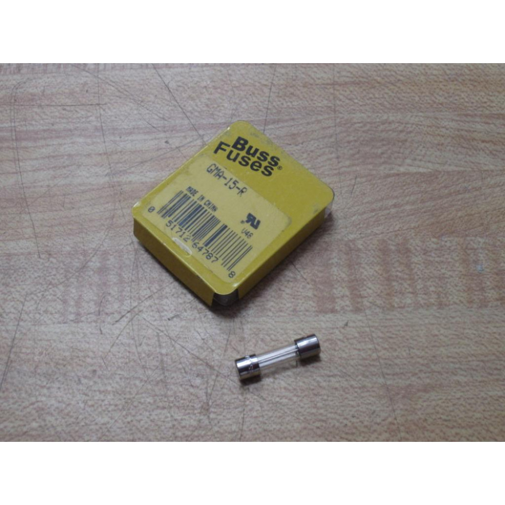 Bussmann GMA-15-R Buss Fuse 15A GMA15R (Pack of 5)