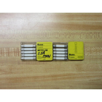 Buss ABC-2-12 Bussmann Fuse Cross Ref 6F040 White (Pack of 10)