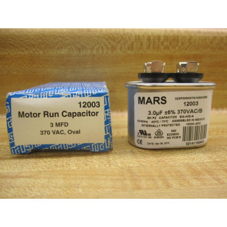 Mars 12003 Capacitor 3 MFD 370 VAC