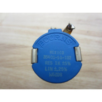 Bourns 354OS-91-102 Potentiometer - Used