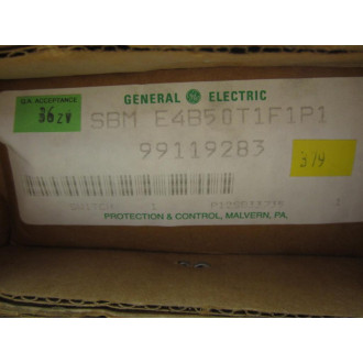 General Electric E4B50T1F1P1 Type SBM Switch