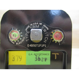 General Electric E4B50T1F1P1 Type SBM Switch
