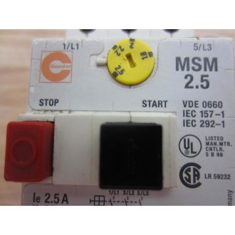 Advance Controls MSM 2.5 Overload Relay - Used