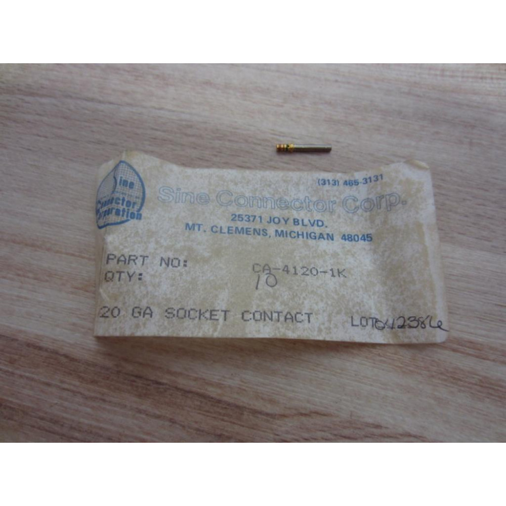 Sine Connector CA-4120-1K Contact Pin