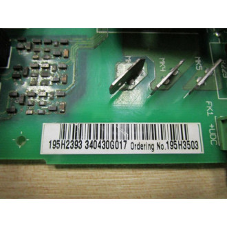Siemens 195H3503 Circuit Board 195H2383 - Used