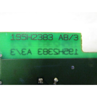 Siemens 195H3503 Circuit Board 195H2383 - Used