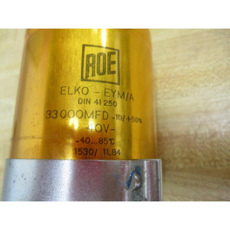 Roe EYMA Capacitor EYMA 33000MFD 40V - New No Box