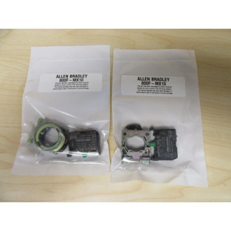 Allen BradleyRockwell 800F-MX10 Contact WLatch 800F-X10 (Pack of 2)