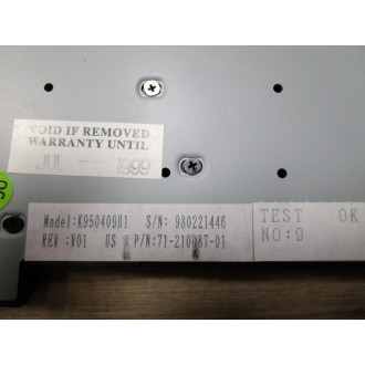 71-210087-01 Keyboard K950409H1 WO Space Bar - Parts Only