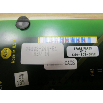 Allen Bradley 74103-244-51 Circuit Board - Used