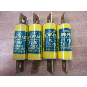 Buss LPJ-70SP Bussmann Fuse Cross Ref 4XF40 (Pack of 4) - New No Box