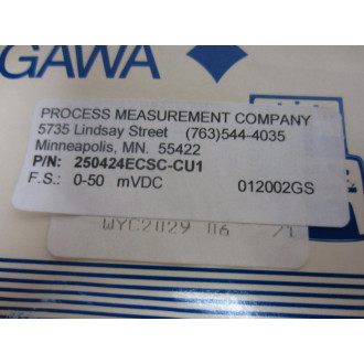 Yokogawa 250424ECSC-CU1 D.C. Amperes Meter