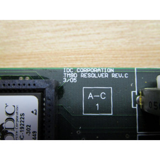 IDC RDC-19222S Circuit Board - Used