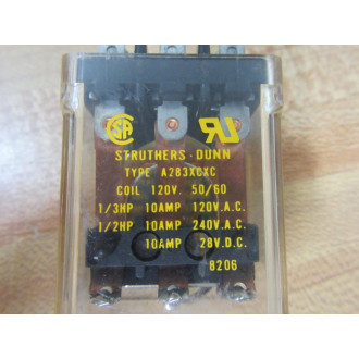 Struthers Dunn A283XCXC-120V Relay A283XCXC120V - Used