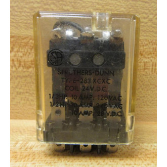 Struthers Dunn 283XCXC 24VDC Relay 24V.D.C. - Used