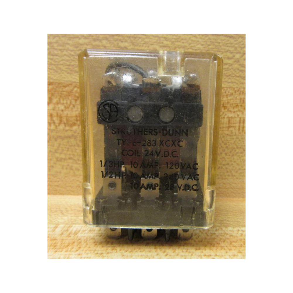 Struthers Dunn 283XCXC 24VDC Relay 24V.D.C. - Used Struthers Dunn 283XCXC 24VDC Relay 24V.D.C. - Used