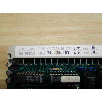 B1200-C968 Circuit Board F103.16 7232.0 - Used