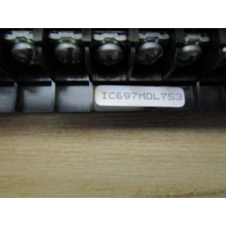 GE Fanuc IC697MDL753 Circuit Board D4C7B1 Screw Terminals WO Cover - Used