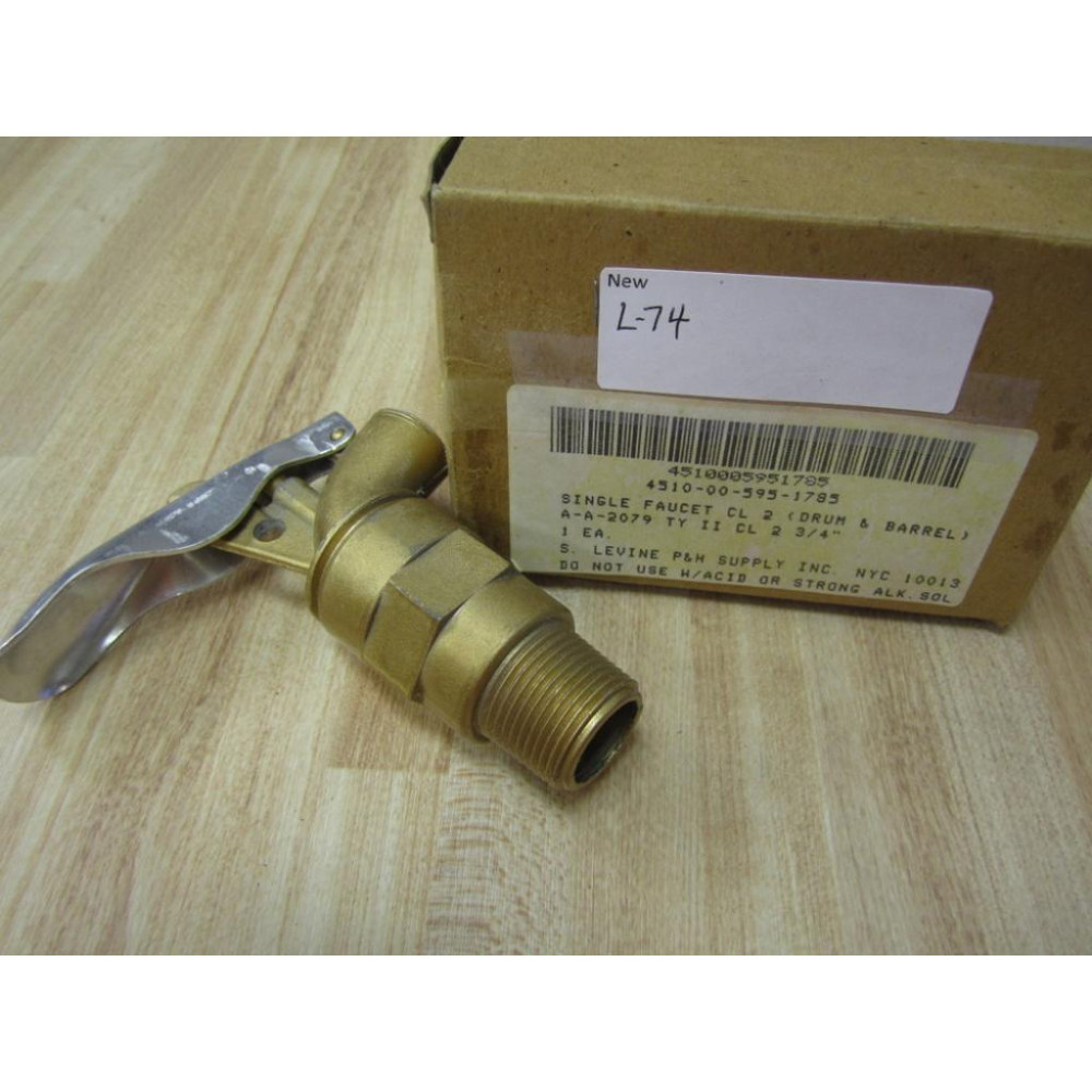 S. Levine A-A-2079 Single Faucet Drum & Barrel