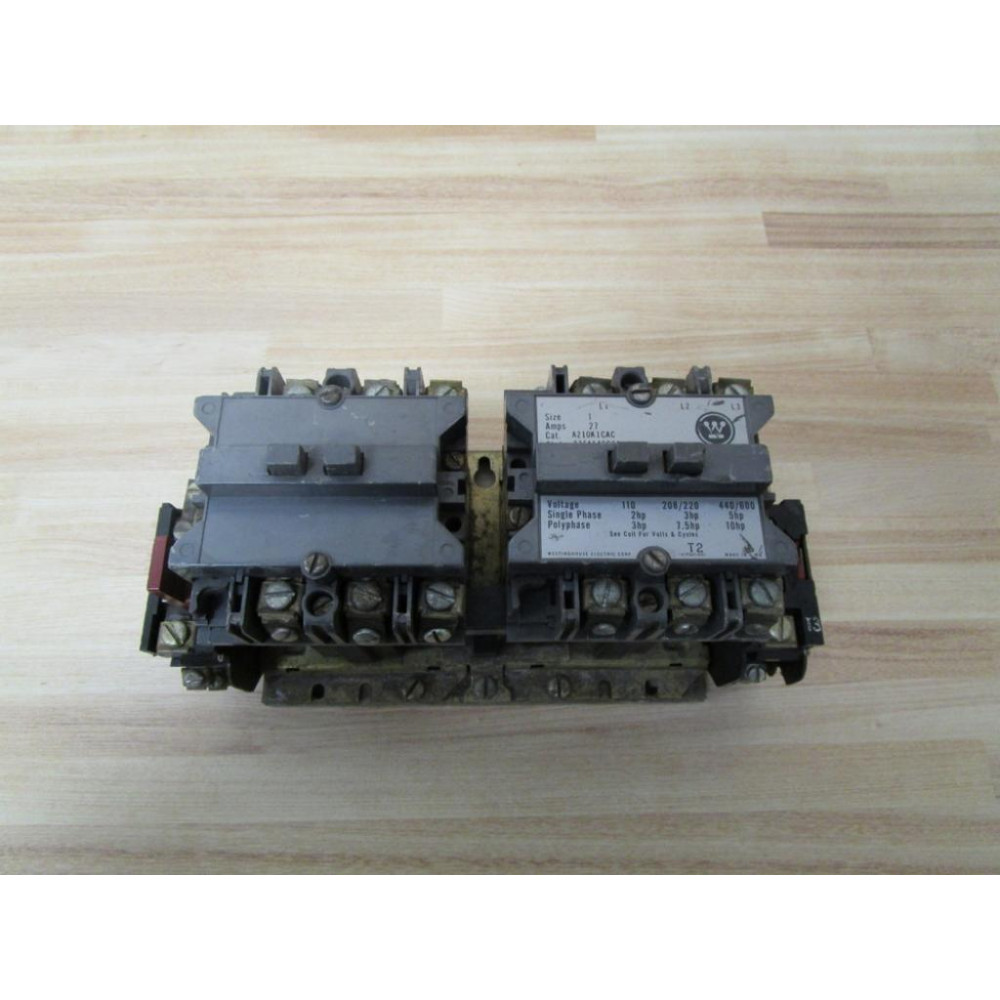Westinghouse A210K1CAC Reversing Starter Style:276A149G01 - Used