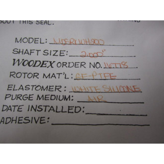 Woodex MDSRKWH200 Seal Rebuild Kit