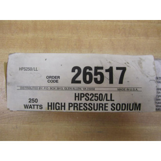 All American Products Group HPS250LL Light Bulb HPS250LL (Pack of 3)