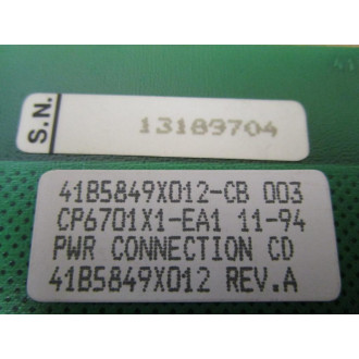 PWB 41B5849X012-CB 003 Circuit Board - Used