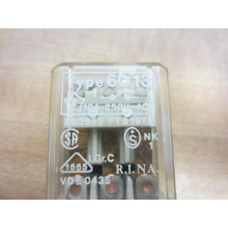 Finder 60.13 Relay 10A 250V - Used