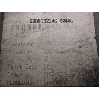 Goss D039214S-00001 Screw Set